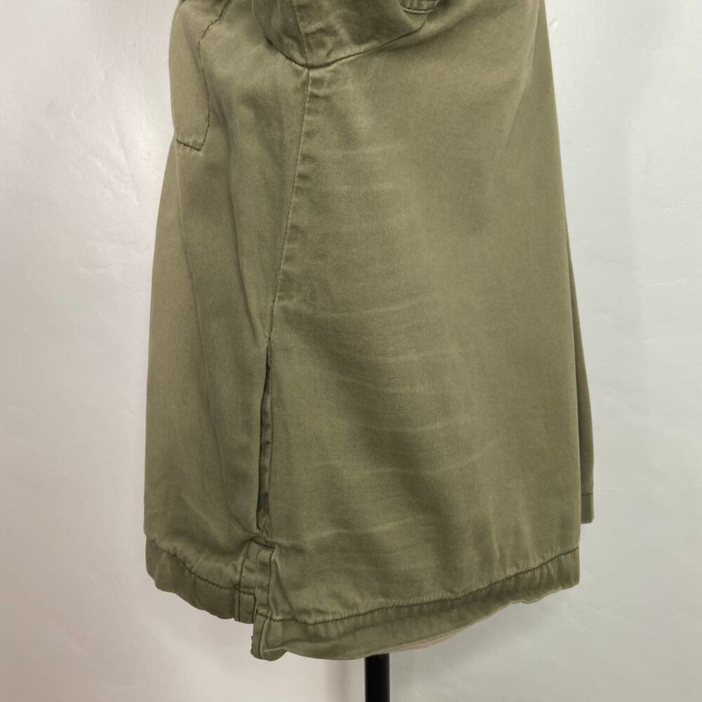 Abercrombie & Fitch Army Green Utility Shacket Lightweight Coat Boho Y2k Size XS - Picture 10 of 13